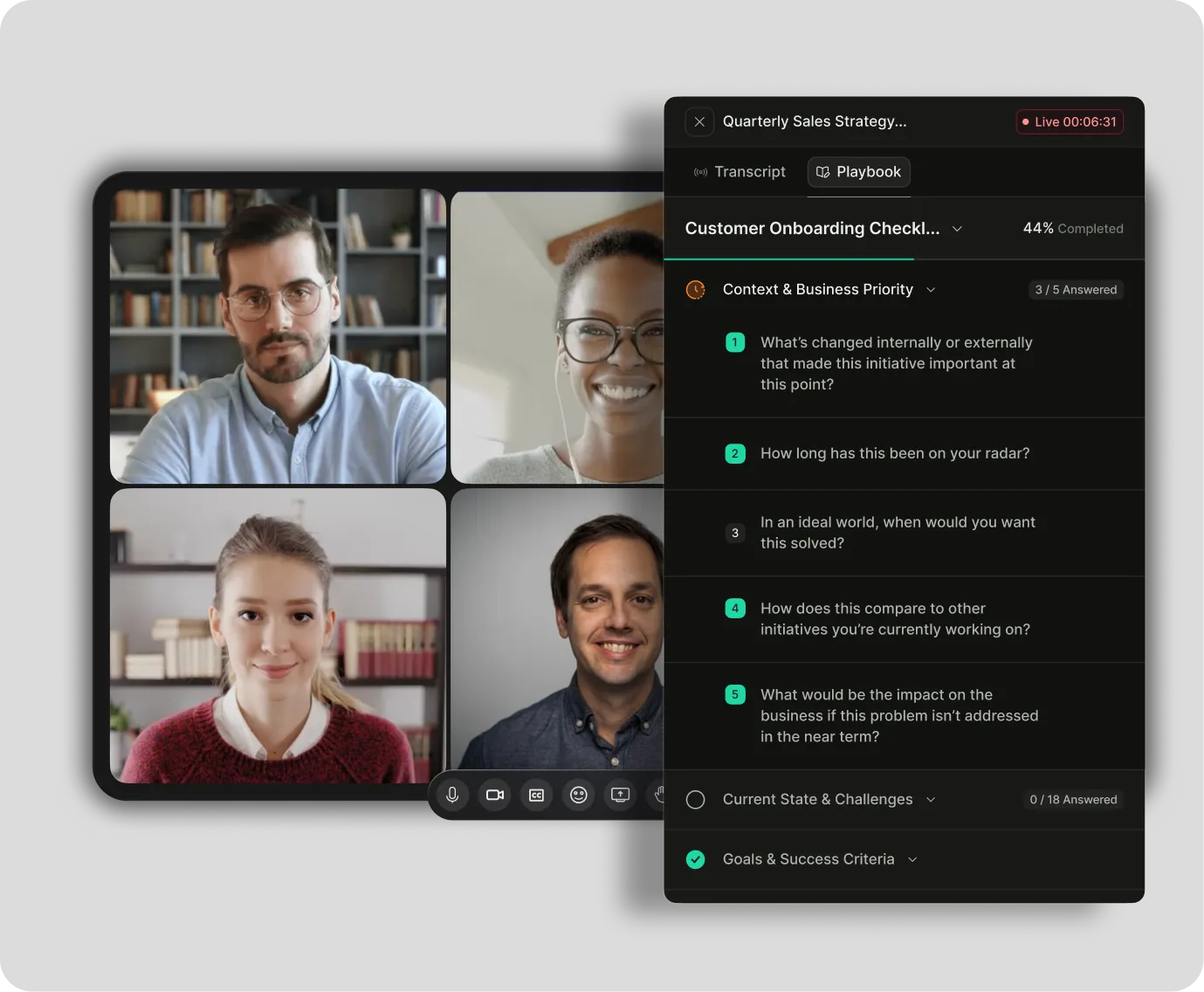 MaxIQ dashboard showing pipeline visibility and forecast risk by deal