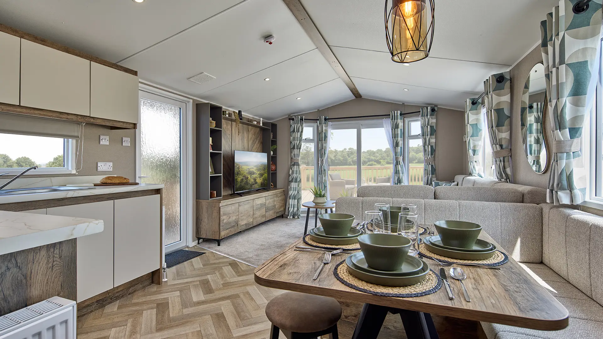 Interior of the 2027 Willerby Leven mobile home