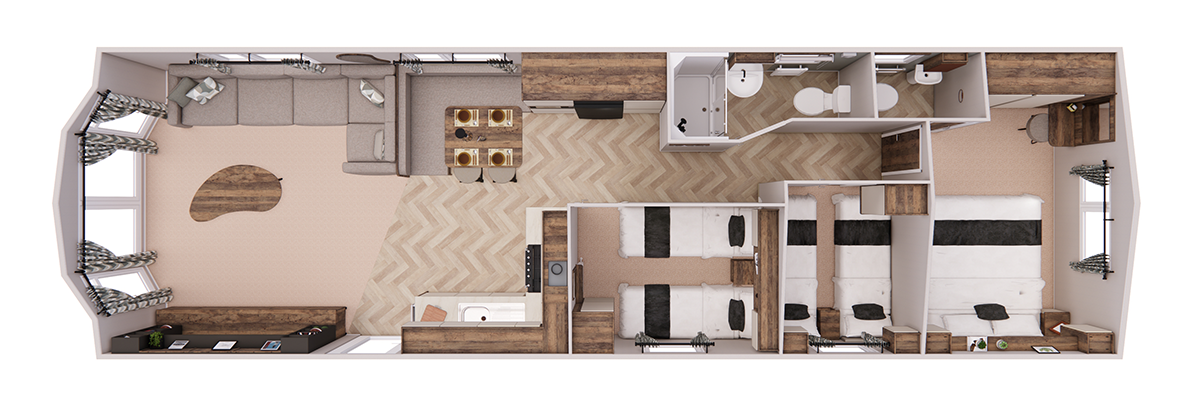 3 Bedroom Floor Plan