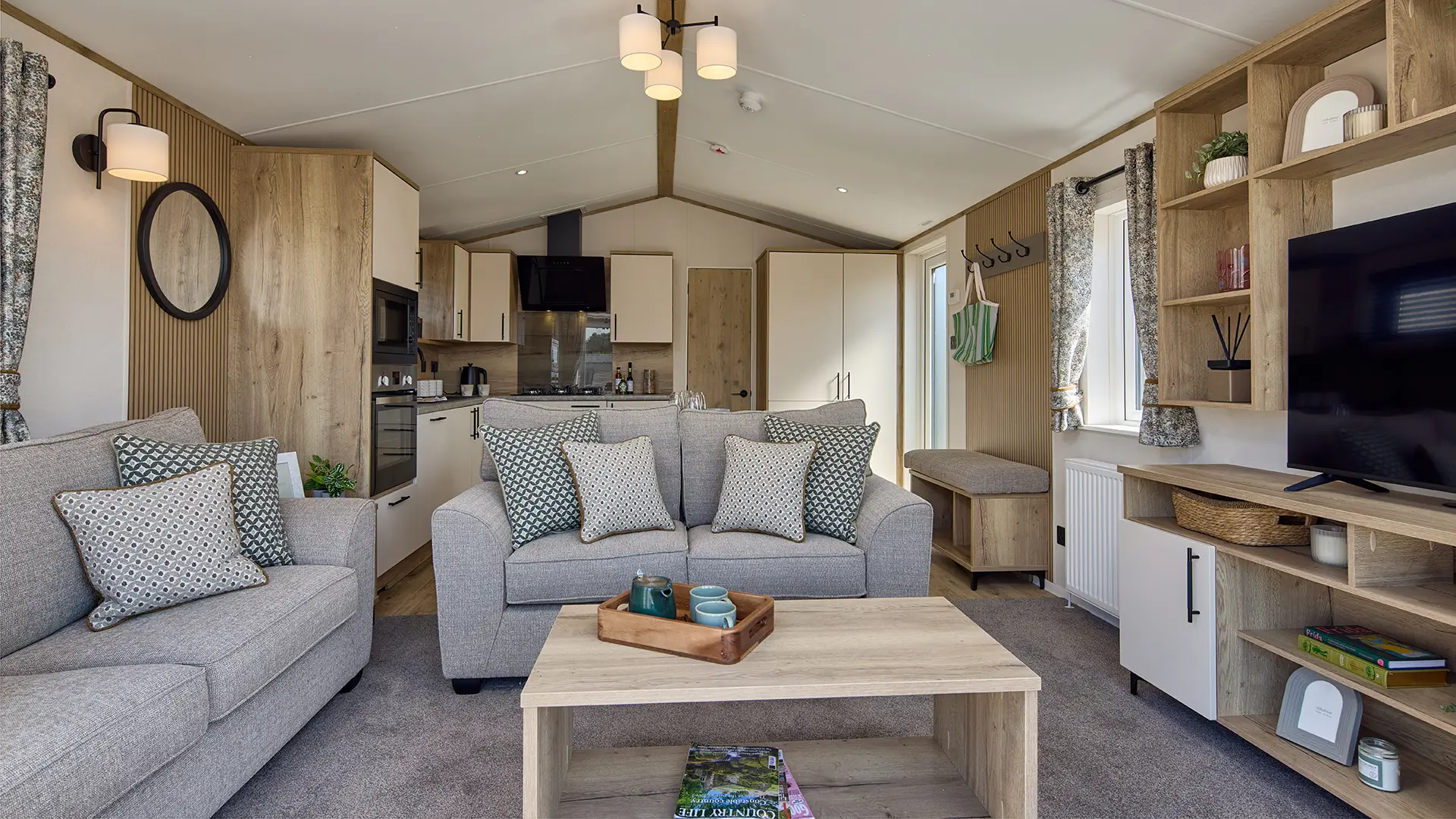 Interior of the 2027 Willerby Woodbridge mobile home