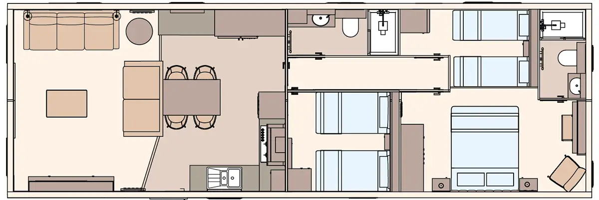 3 Bedroom Floor Plan