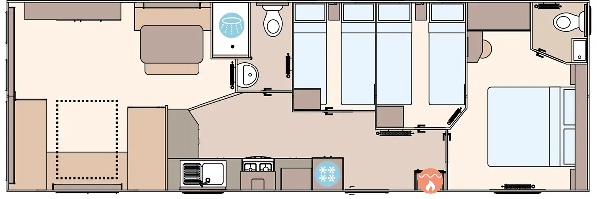 3 Bedroom Floor Plan