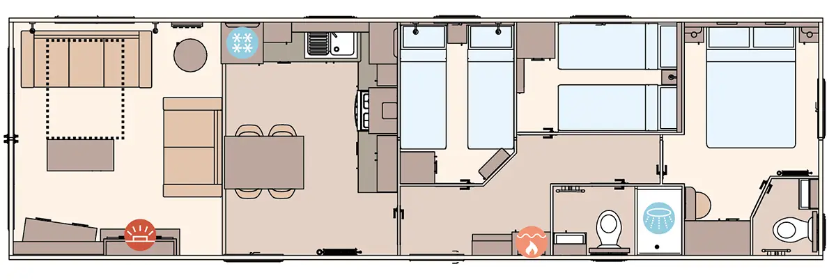 3 Bedroom Floor Plan