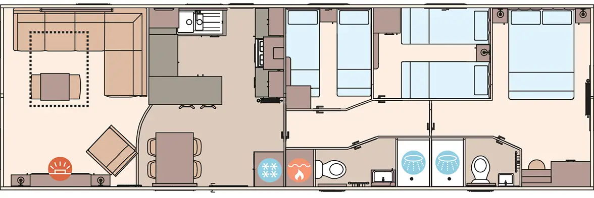 3 Bedroom Floor Plan
