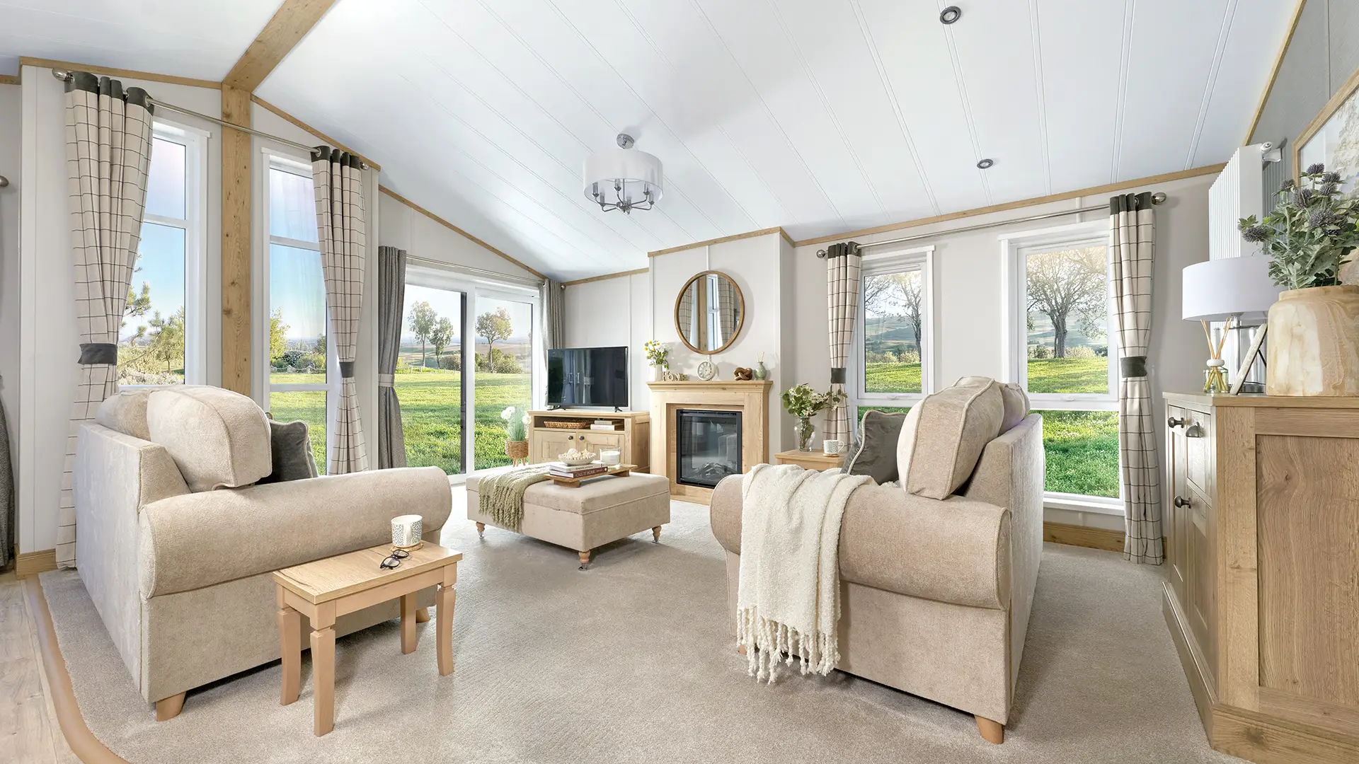 Interior of the 2027 ABI Harrogate holiday lodge