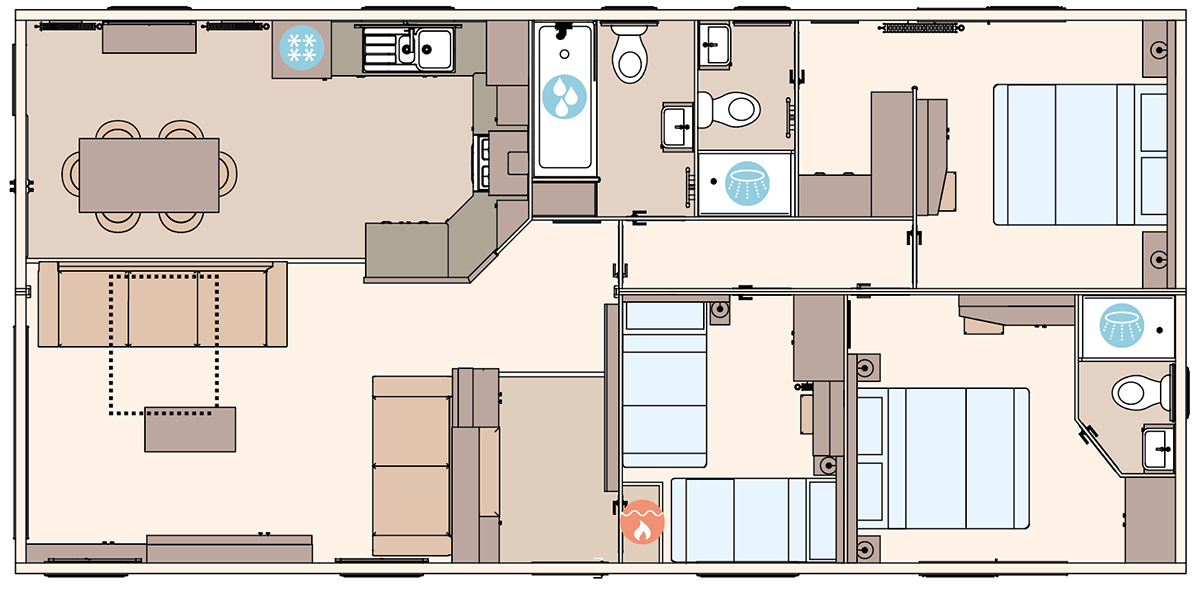 3 Bedroom Floor Plan