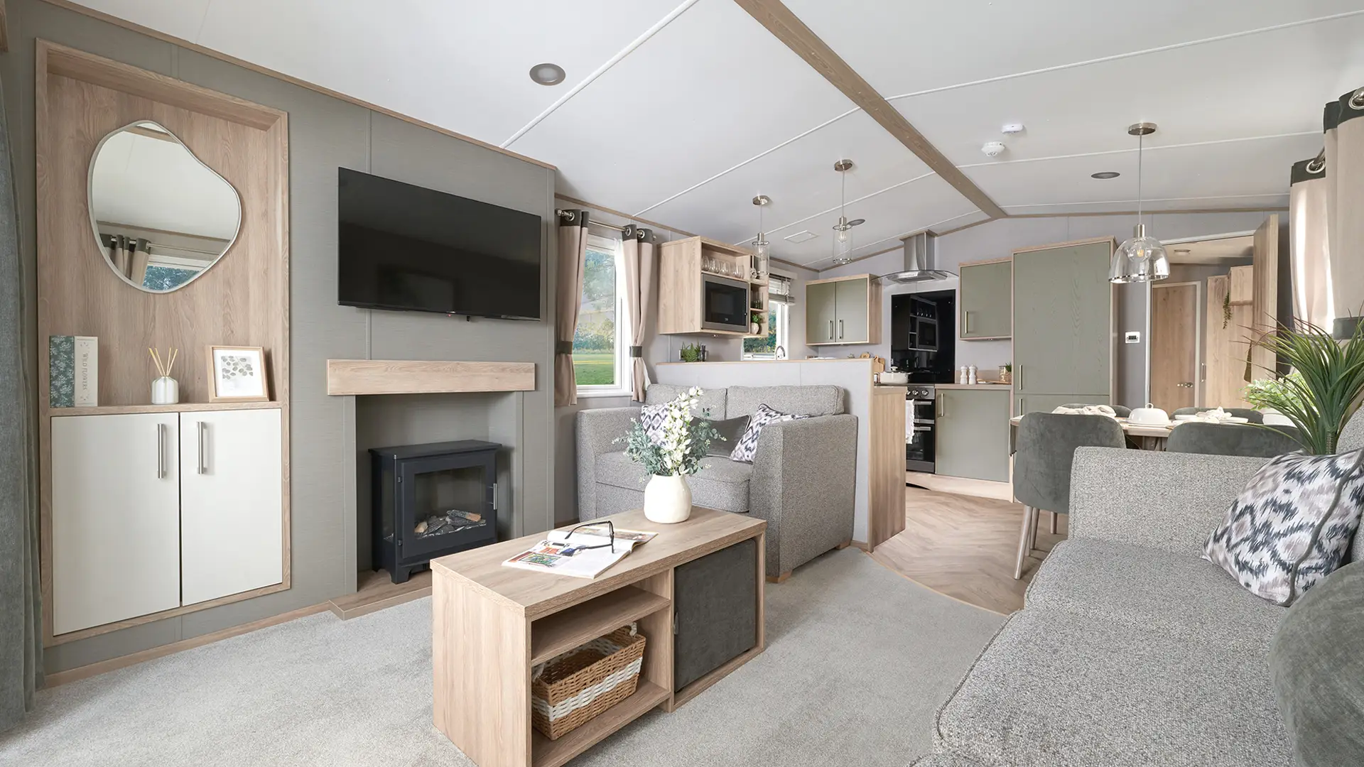 Interior of the 2027 ABI Kenmare mobile home