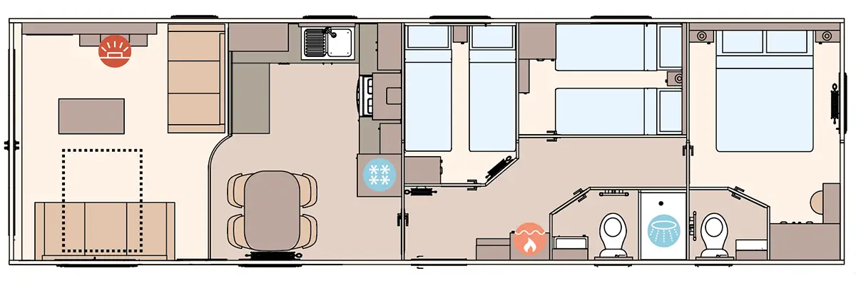 3 Bedroom Floor Plan