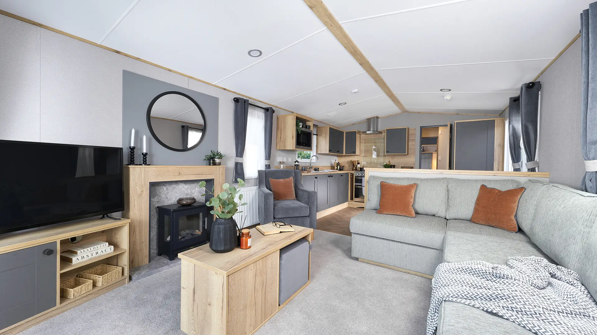 Interior of the 2027 ABI Wimbledon mobile home