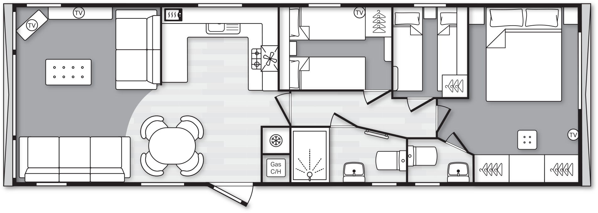 3 Bedroom Floor Plan