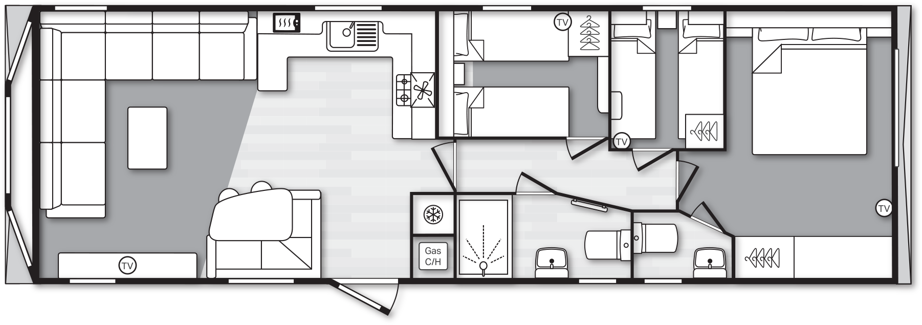 3 Bedroom Floor Plan