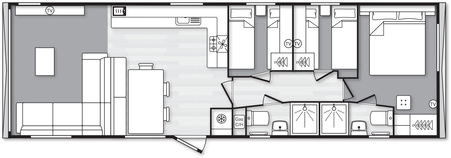 3 Bedroom Floor Plan