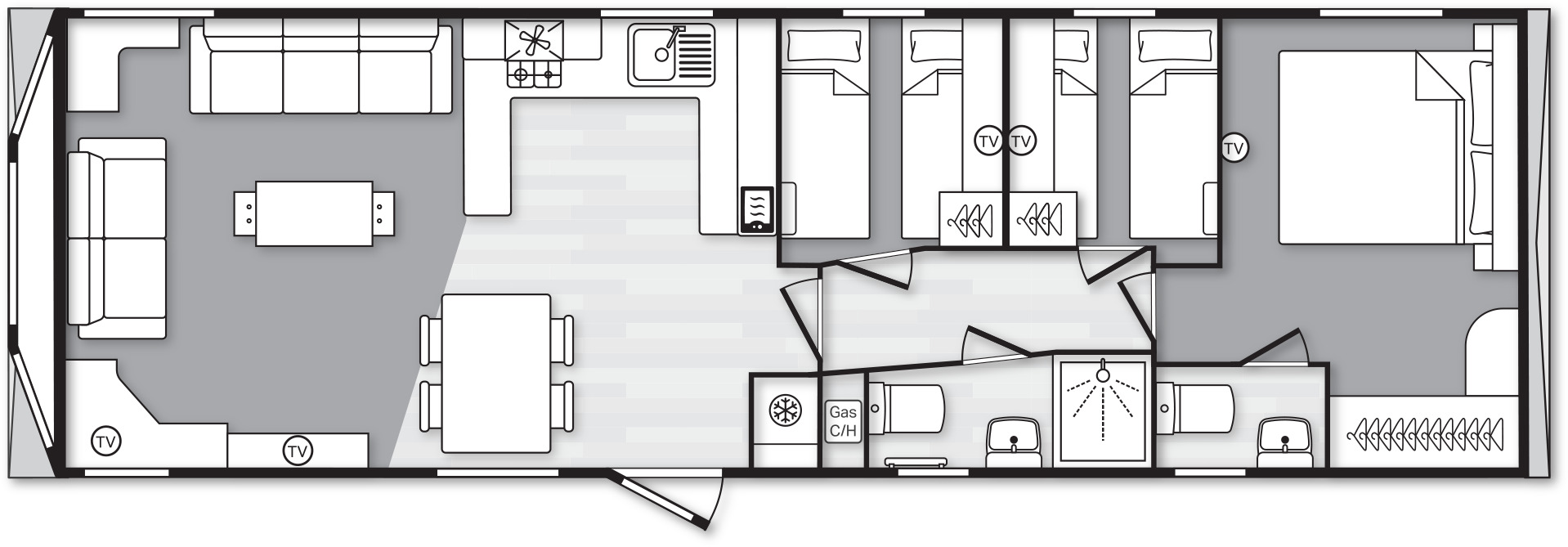 3 Bedroom Floor Plan