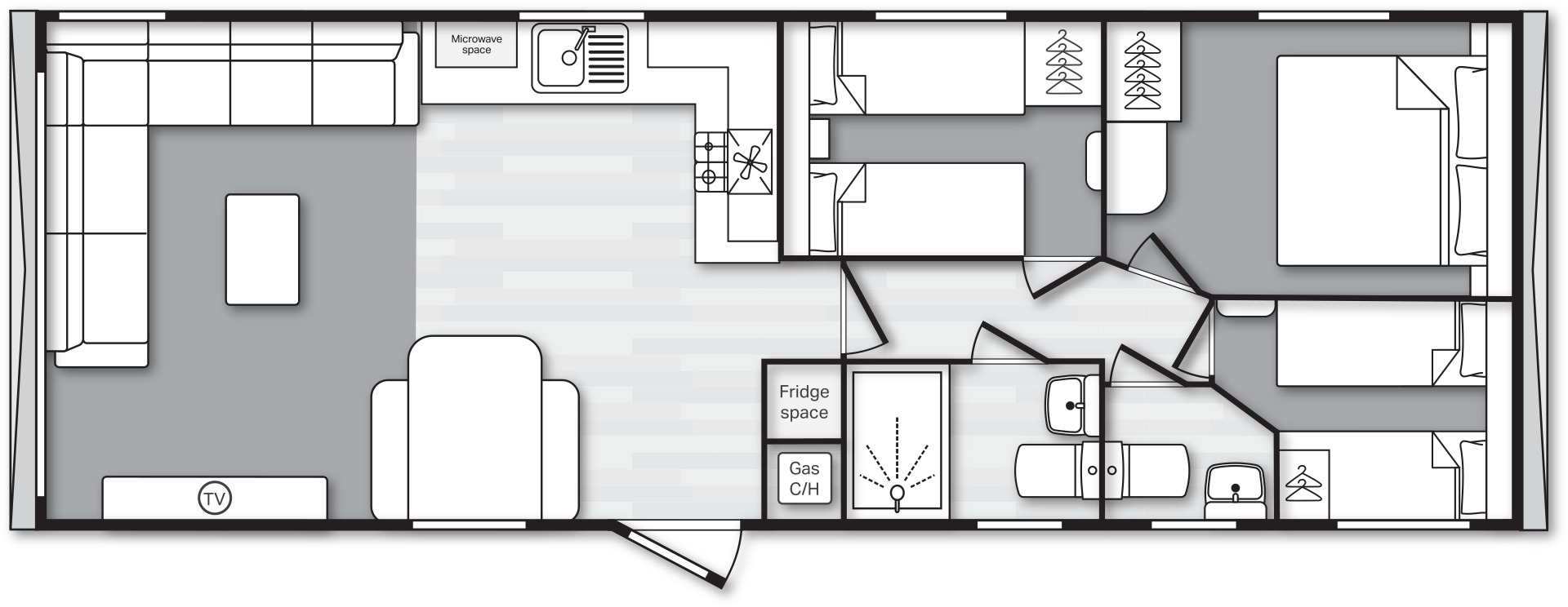 3 Bedroom Floor Plan