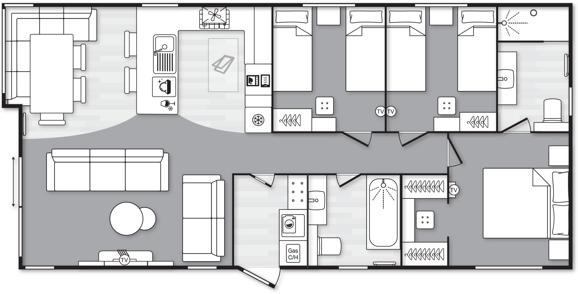 3 Bedroom Floor Plan