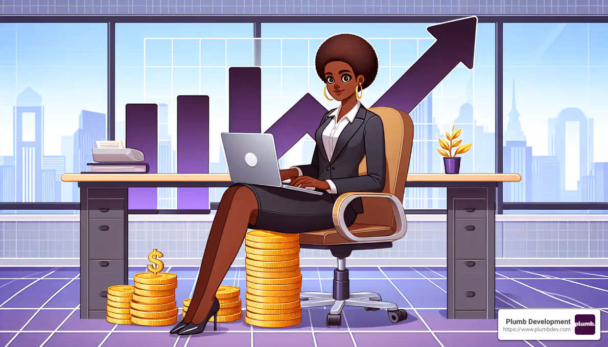 financial services illustration concept - discover effective strategies for digital marketing in financial services, from omni-channel to AI personalization, to boost customer engagement and trust.