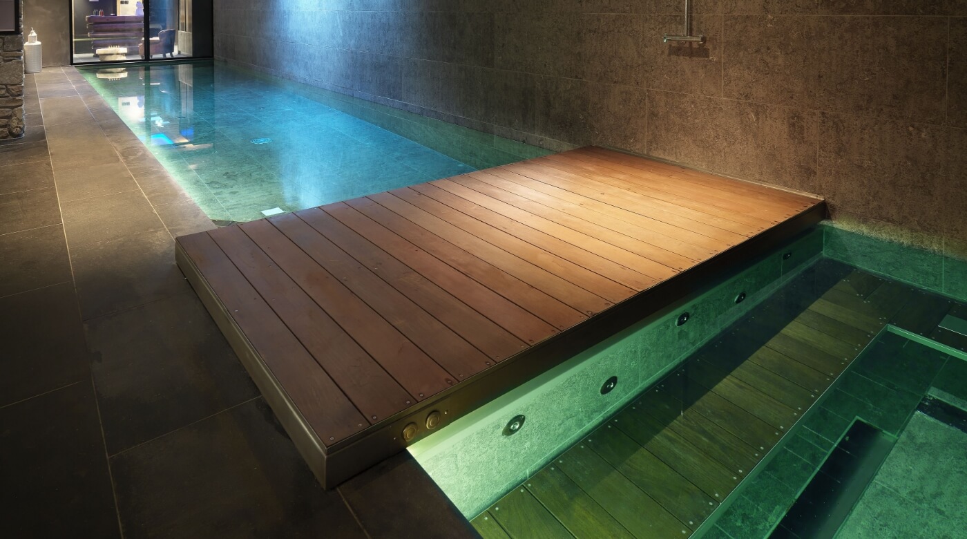 Piscine chauffante megève Le City Lofthotel 3 étoiles Saint-Etienne