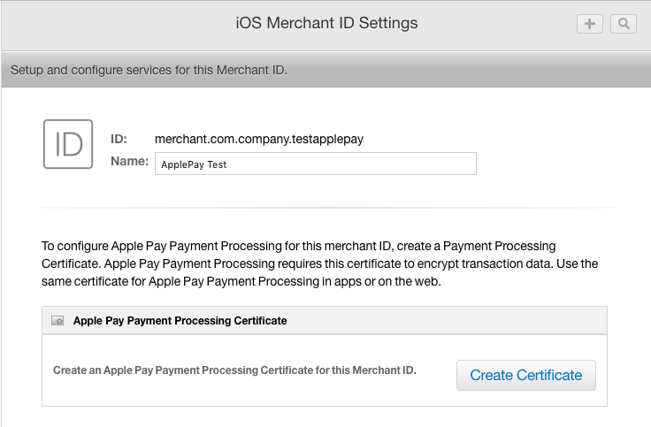 Apple Pay integration screenshot