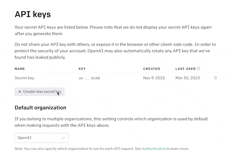 Named API keys and new API key limit! - API - OpenAI Developer Forum