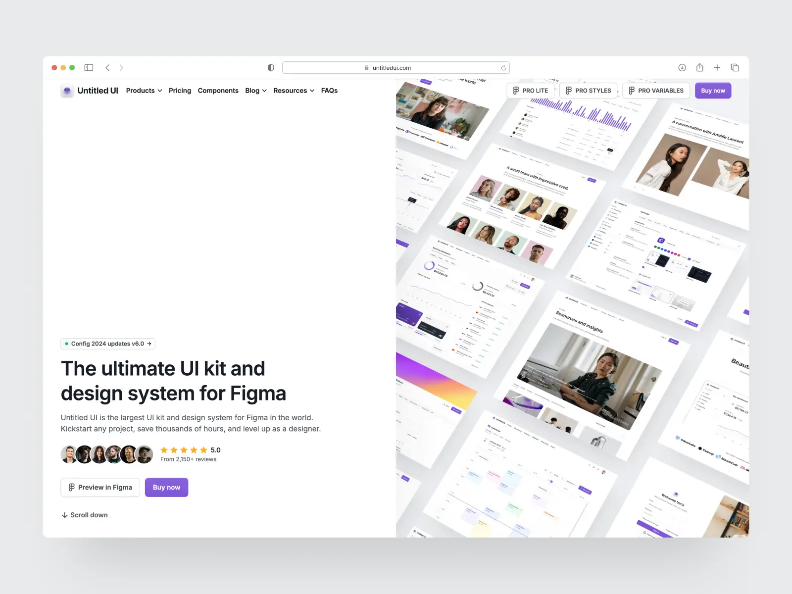 Untitled UI Figma UI kit and design system