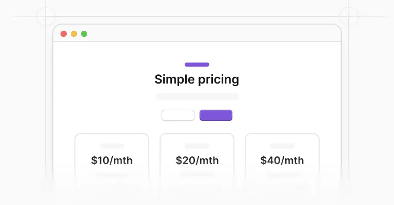 Pricing page examples