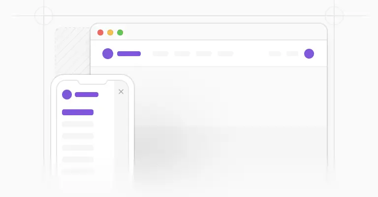 Application header navigations