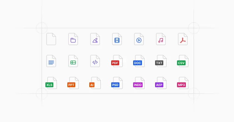 File type icons