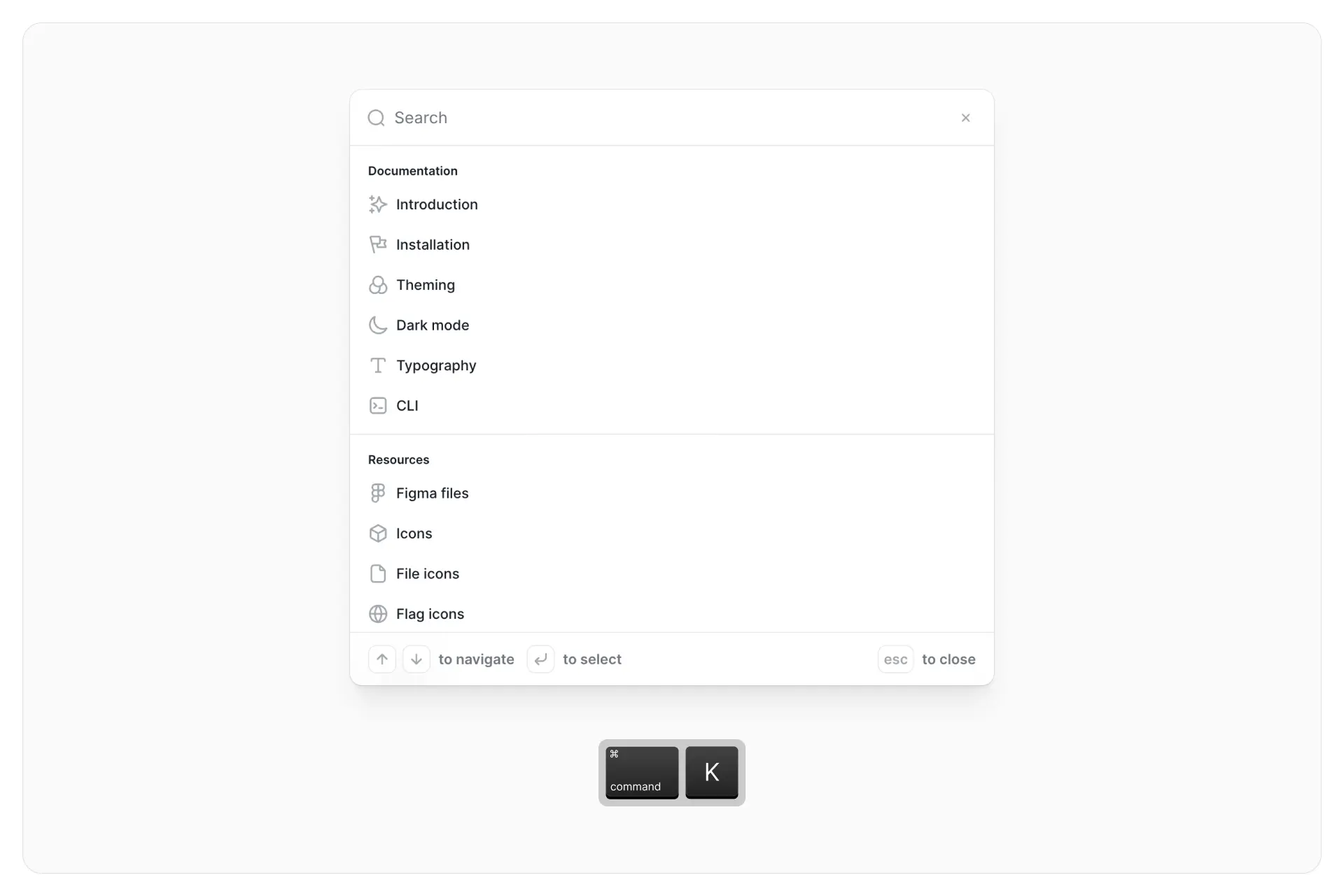 Improved search and nav