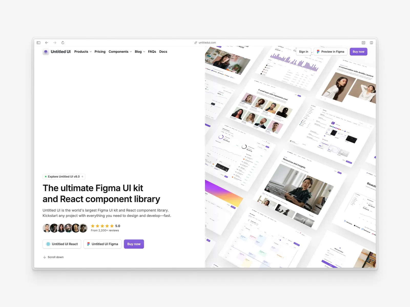 Untitled UI website screenshot