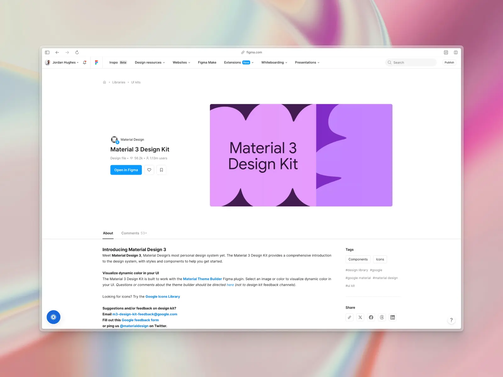 Material 3 Design Kit screenshot
