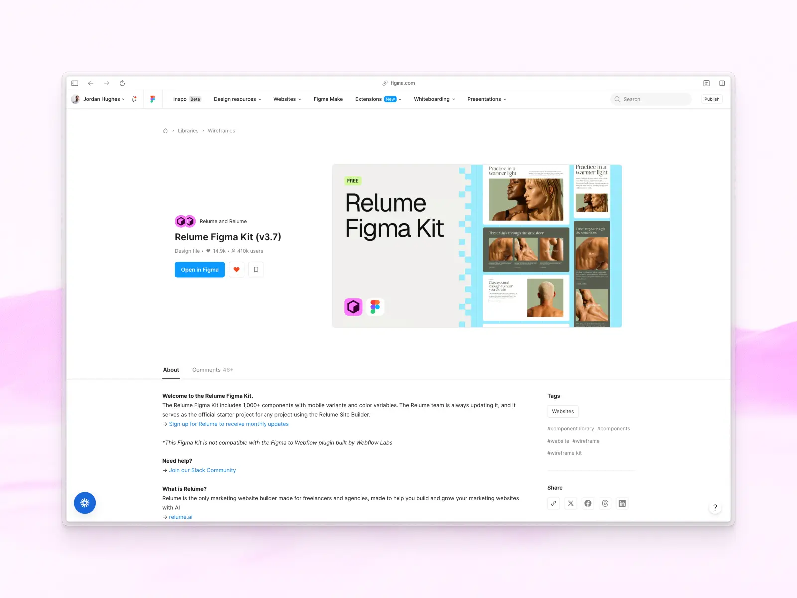 Relume website screenshot
