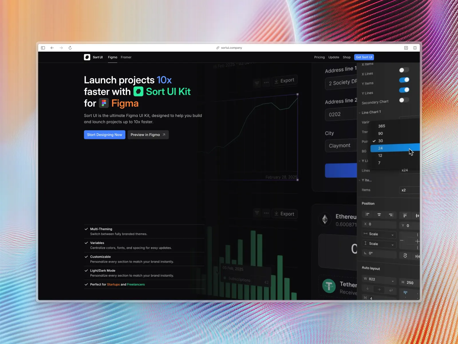 Sort UI website screenshot