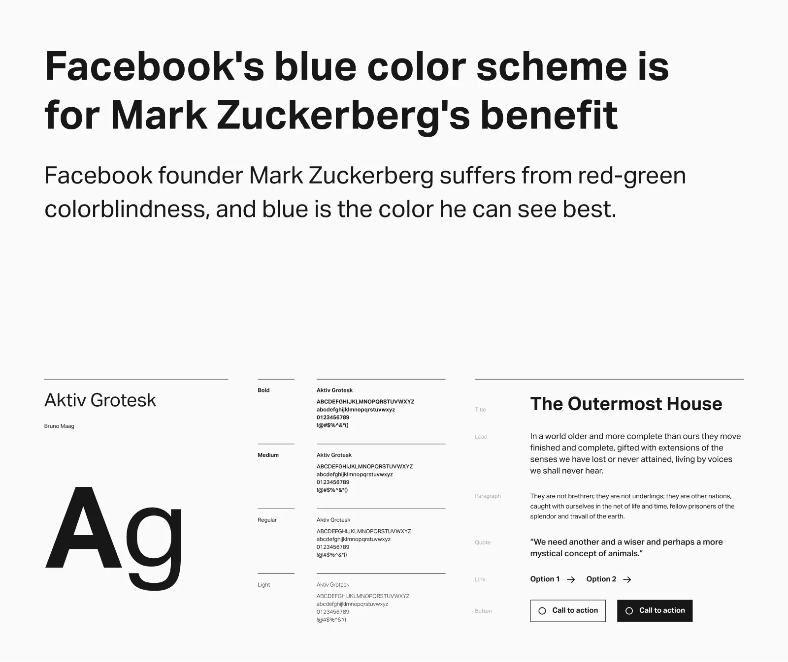 Aktiv Grotesk typeface preview