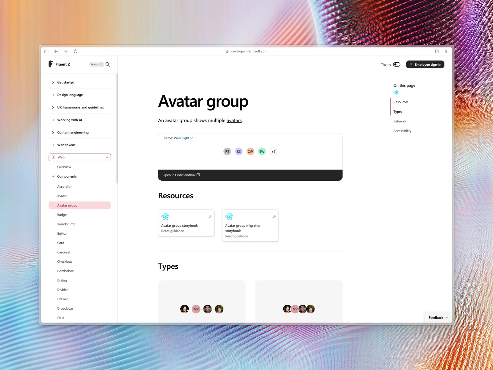 Microsoft Fluent Design System