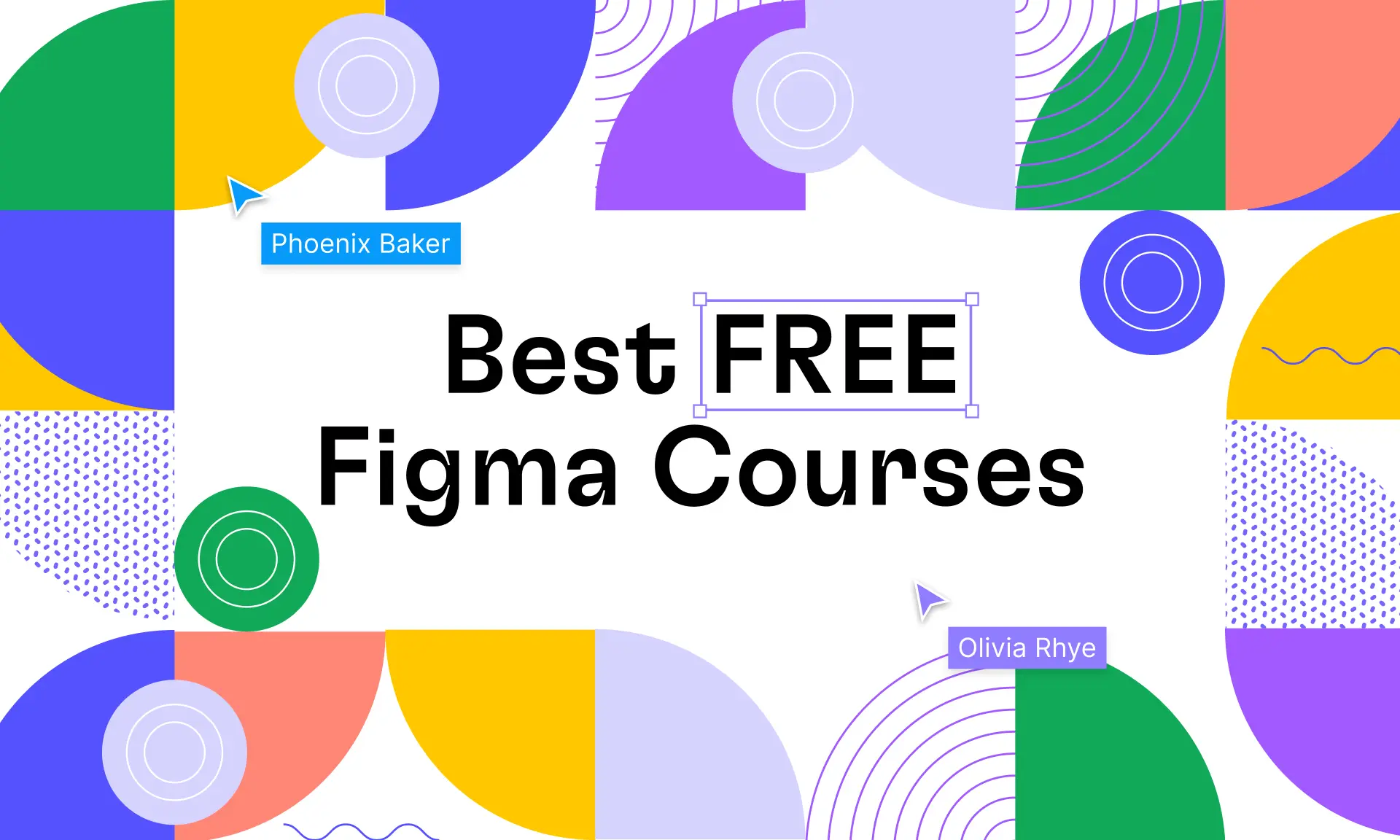 A colorful grid design from Figma