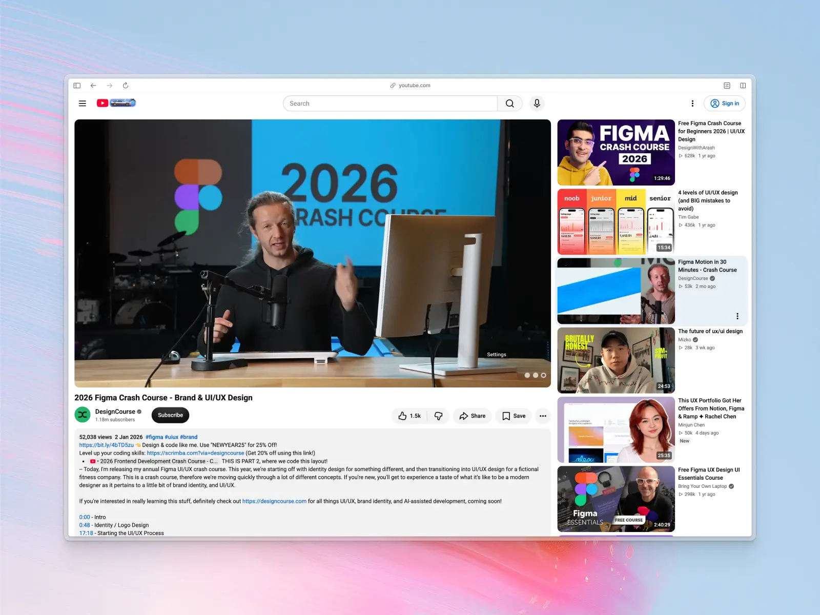 2026 Figma Crash Course by DesignCourse