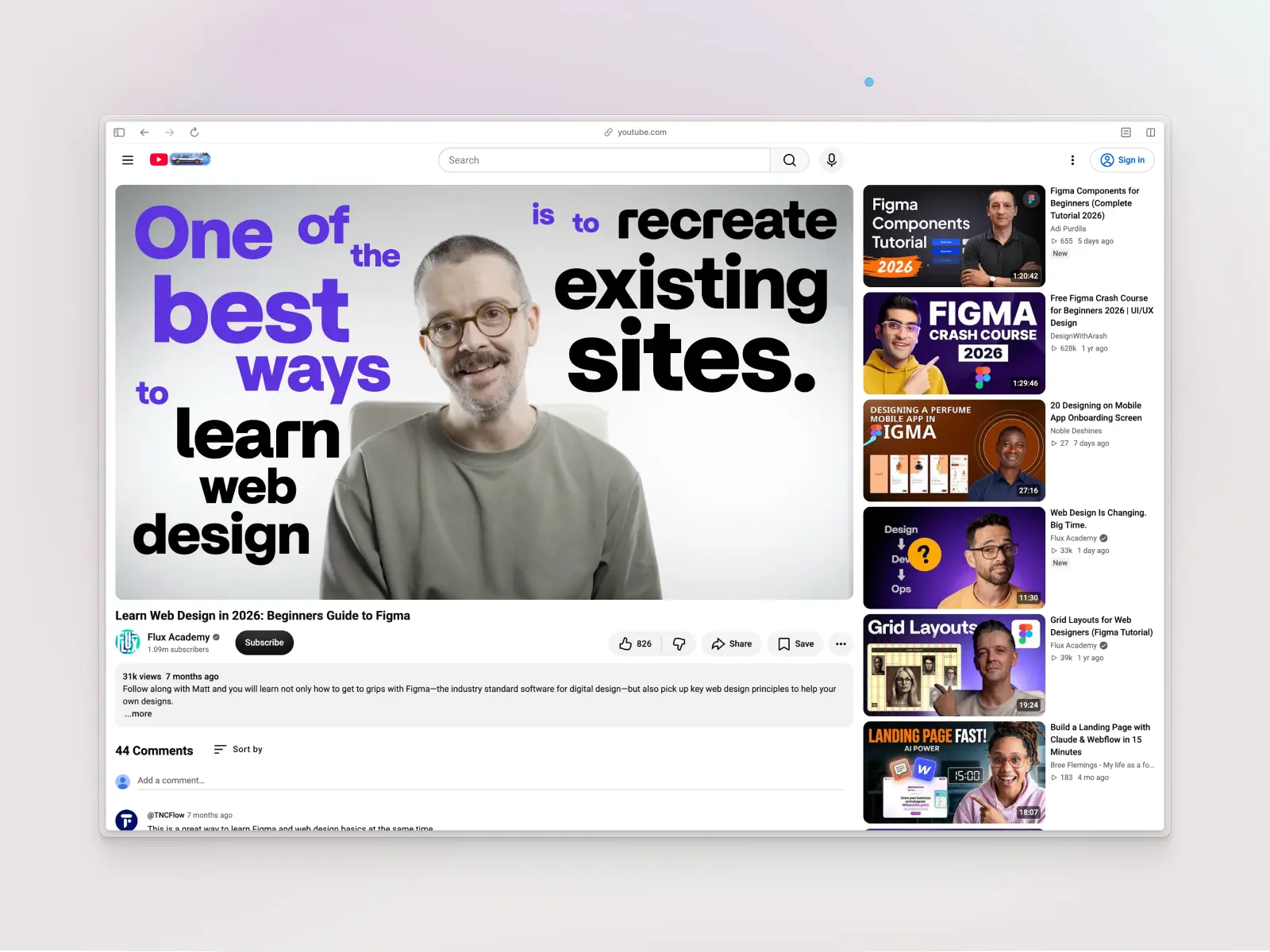 Learn Web Design in 2026: Beginners Guide to Figma by Flux Academy