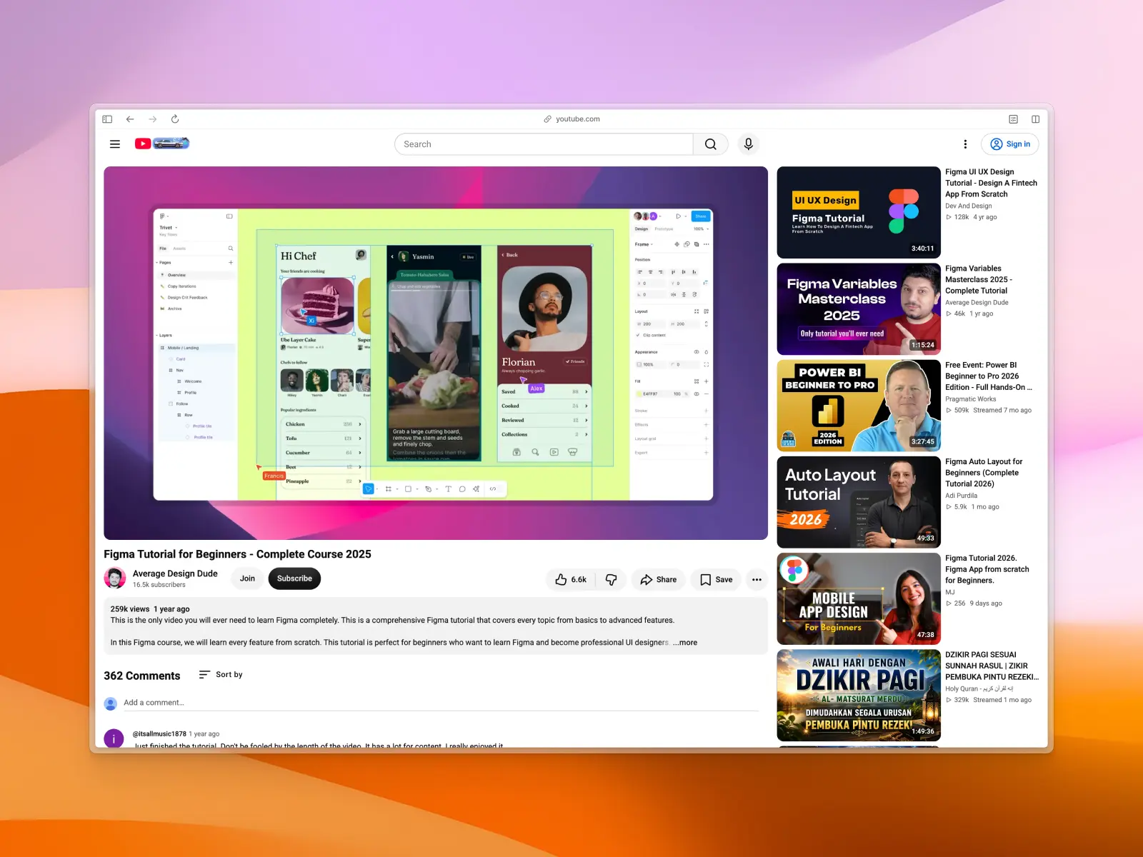 Figma Tutorial for Beginners Complete Course 2025 by Average Design Dude