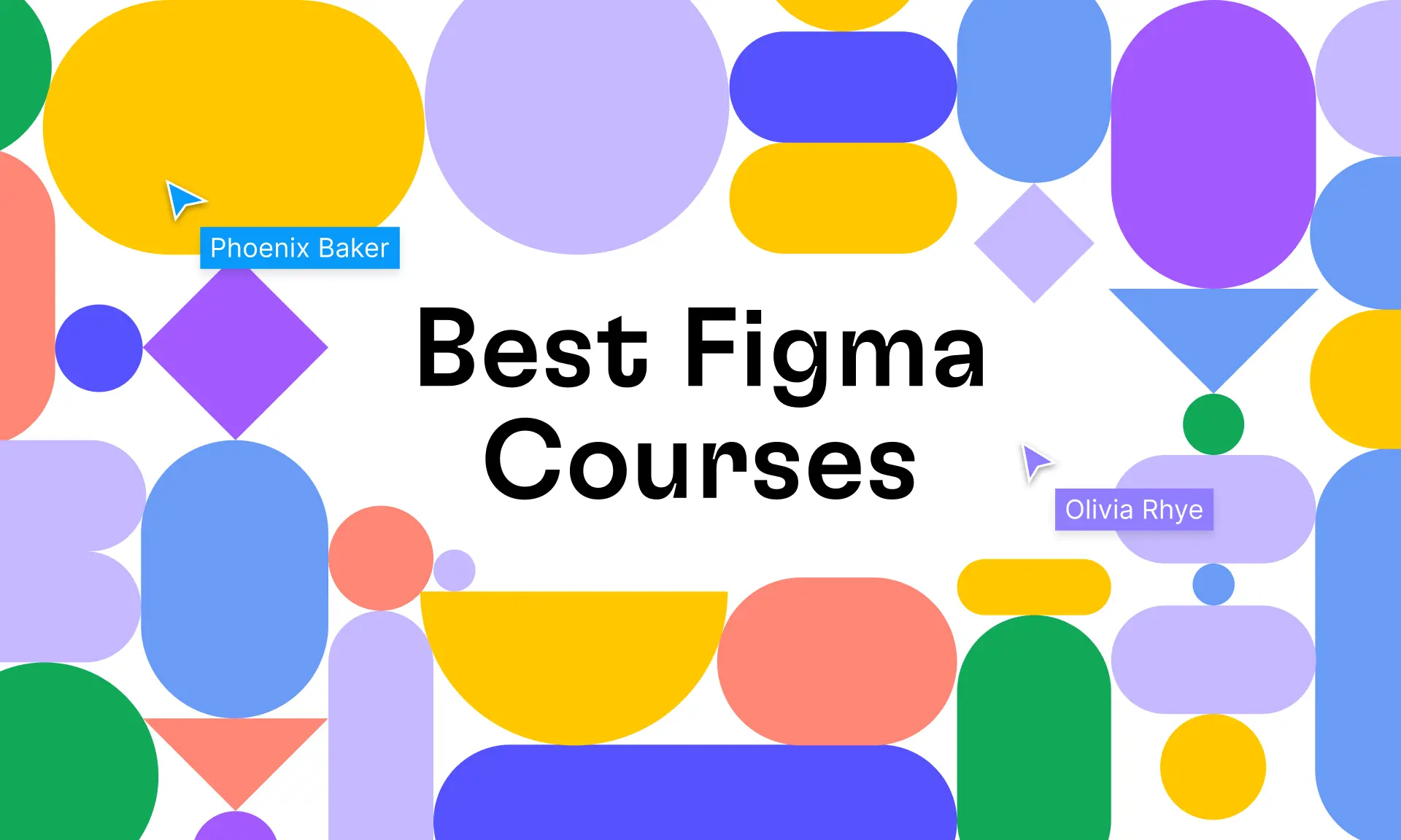 A colorful grid design from Figma