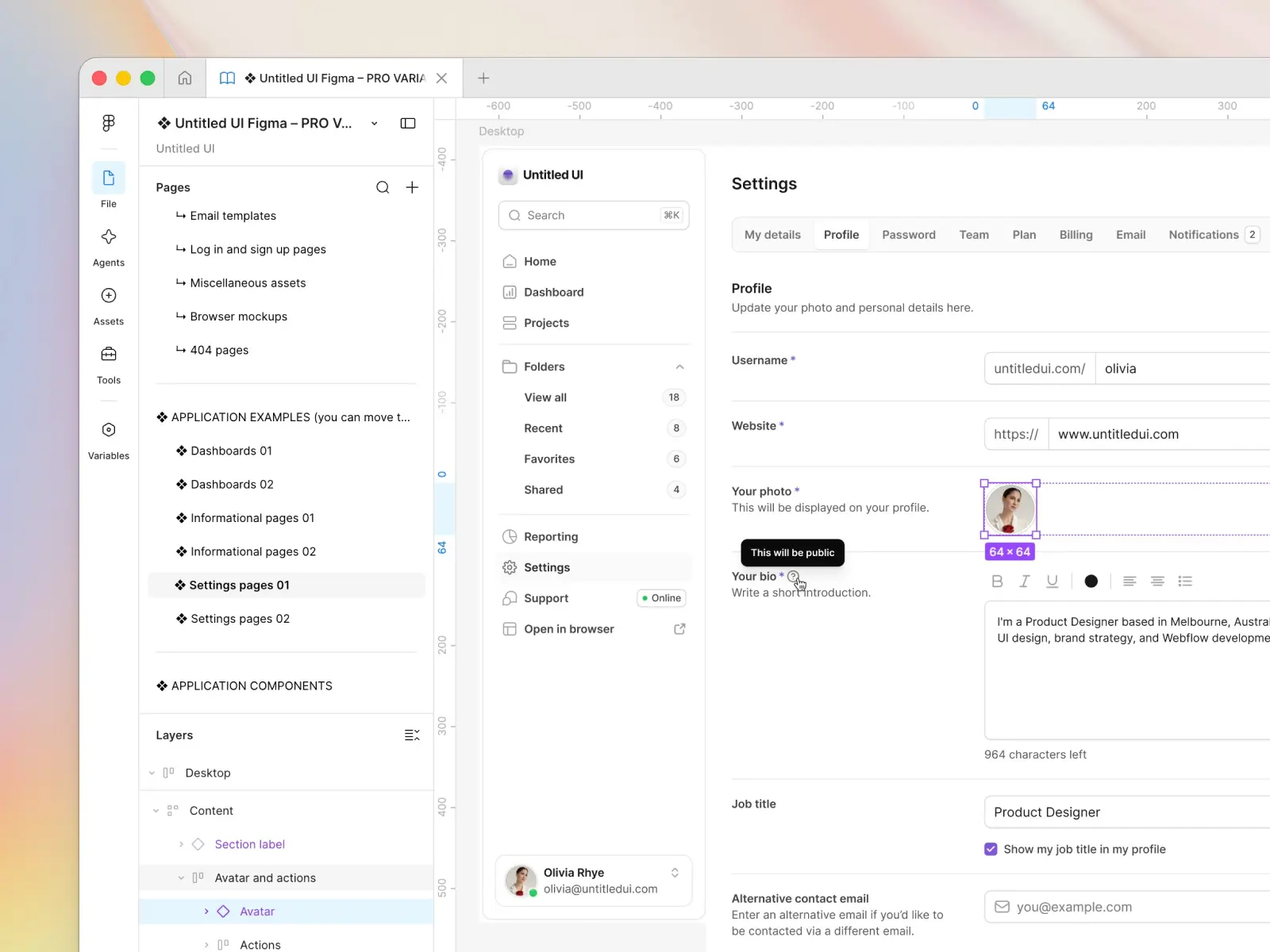Untitled UI Figma