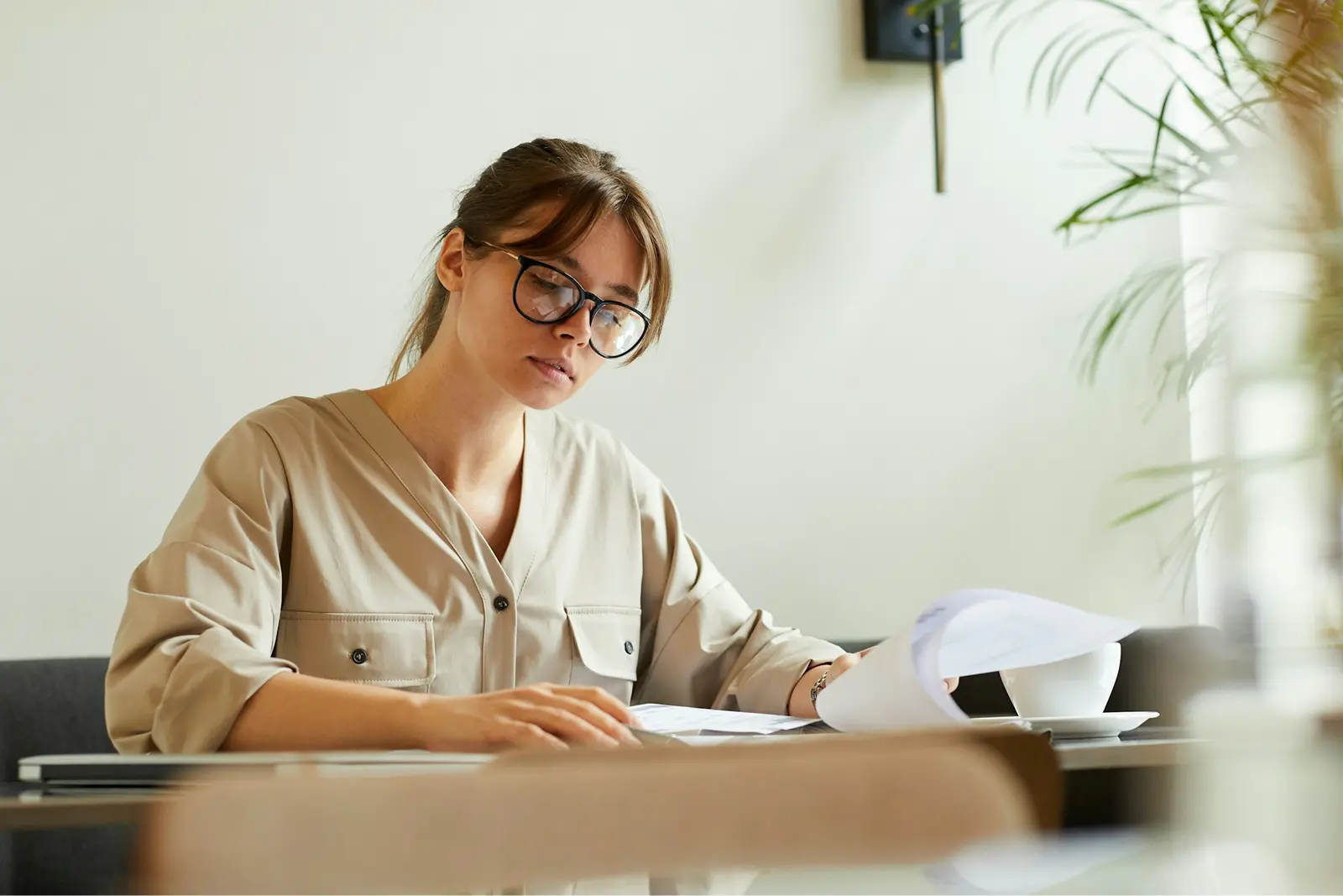 Woman reading