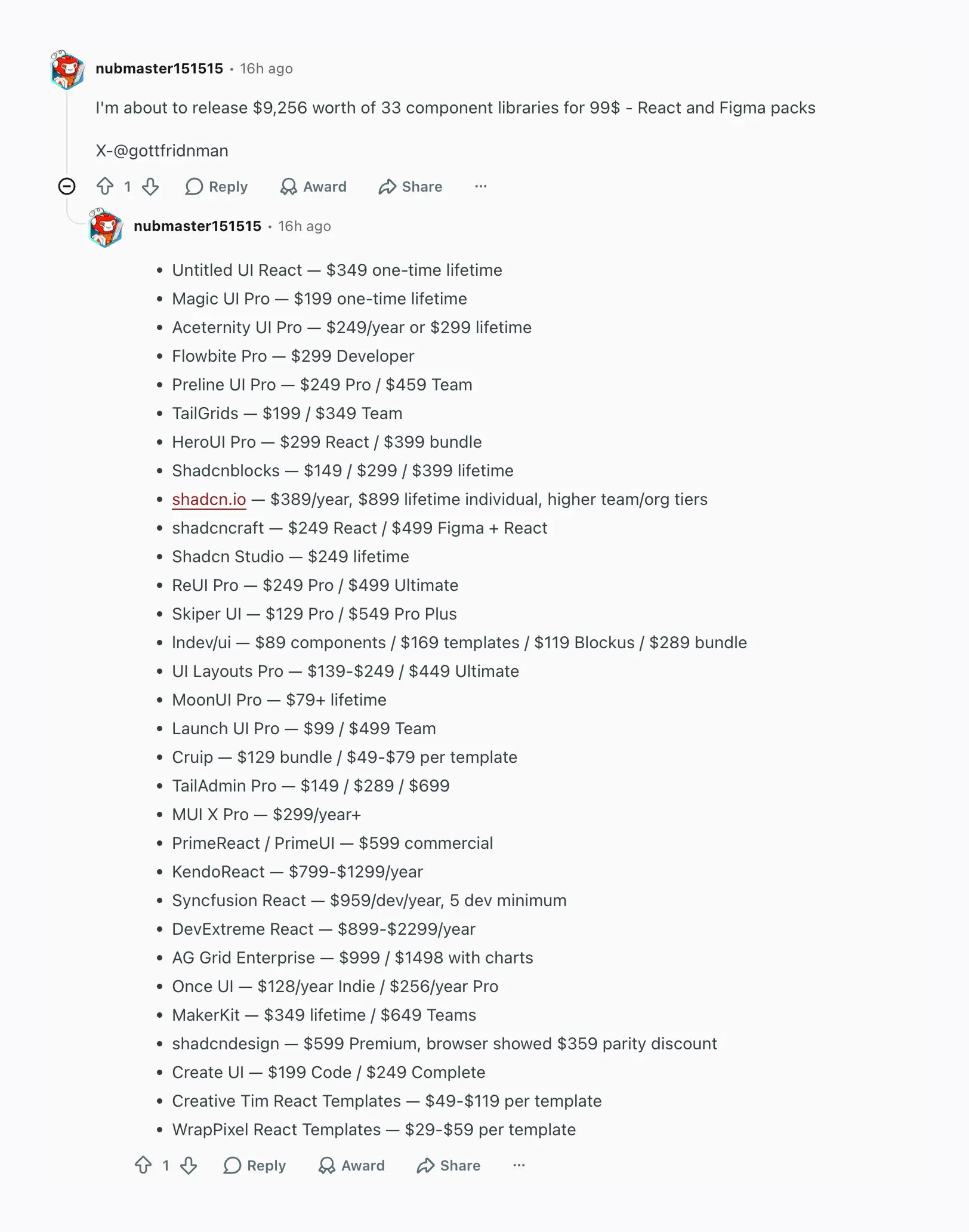 Erik Xalatyan Reddit comment