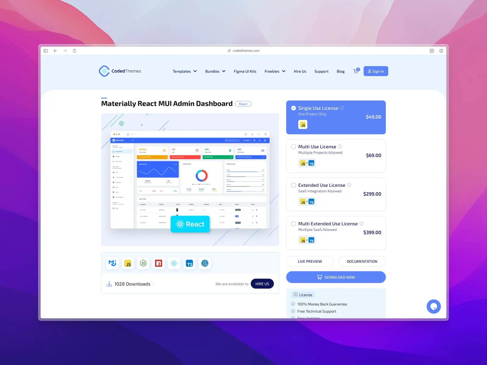Materially website screenshot