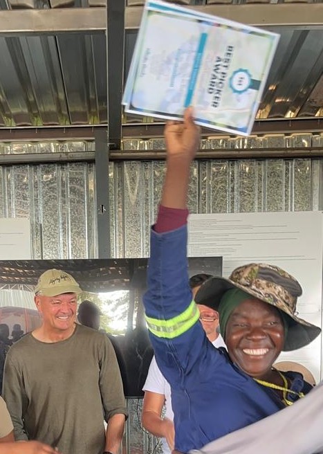 Volcano view from top of hill