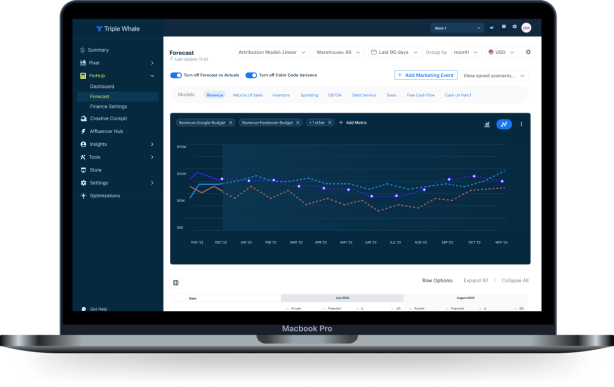 A Macbook laptop with screenshot of image from a painless payment flow 