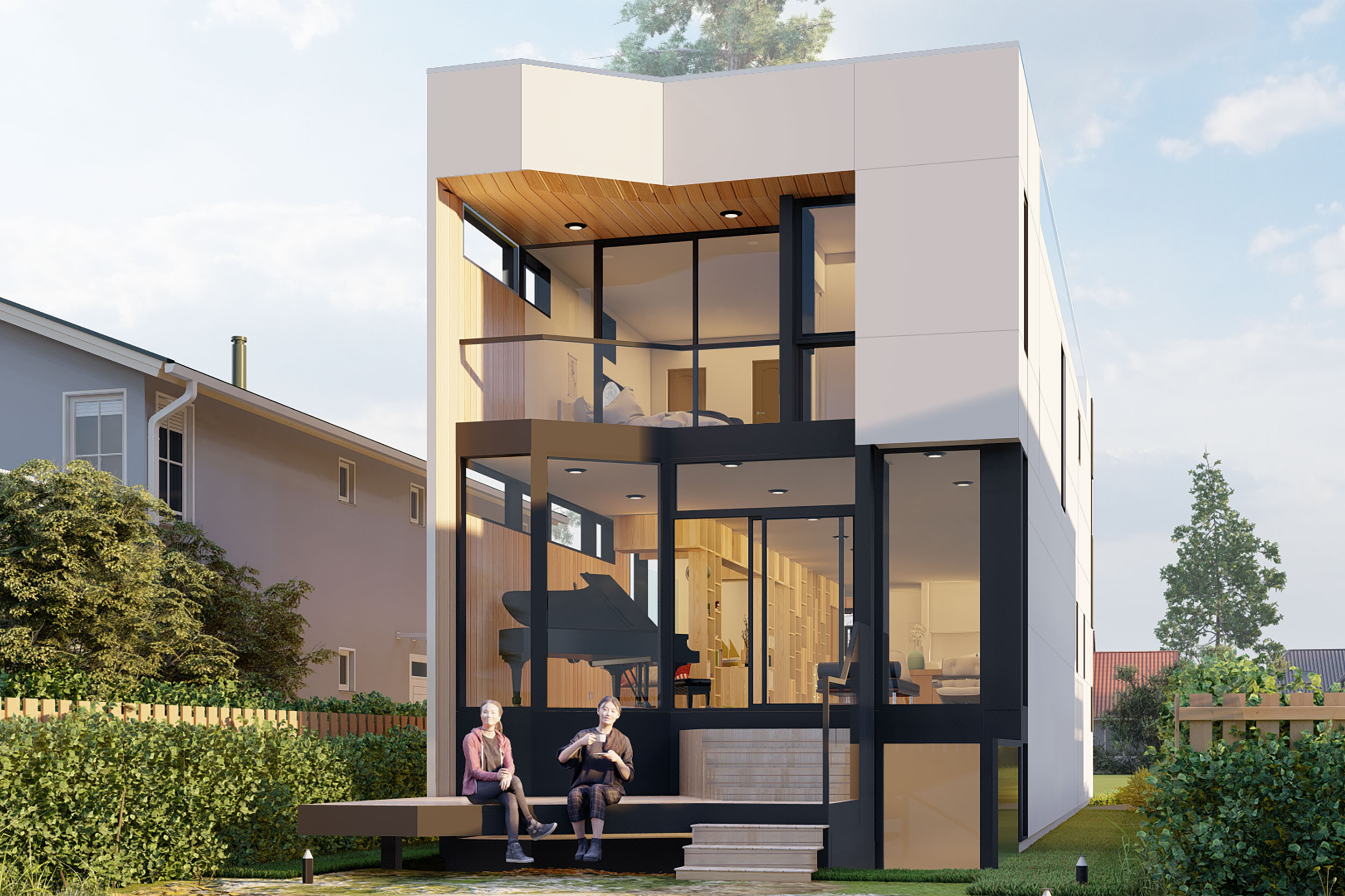 Queen Anne House — view 3, Seattle, Washington