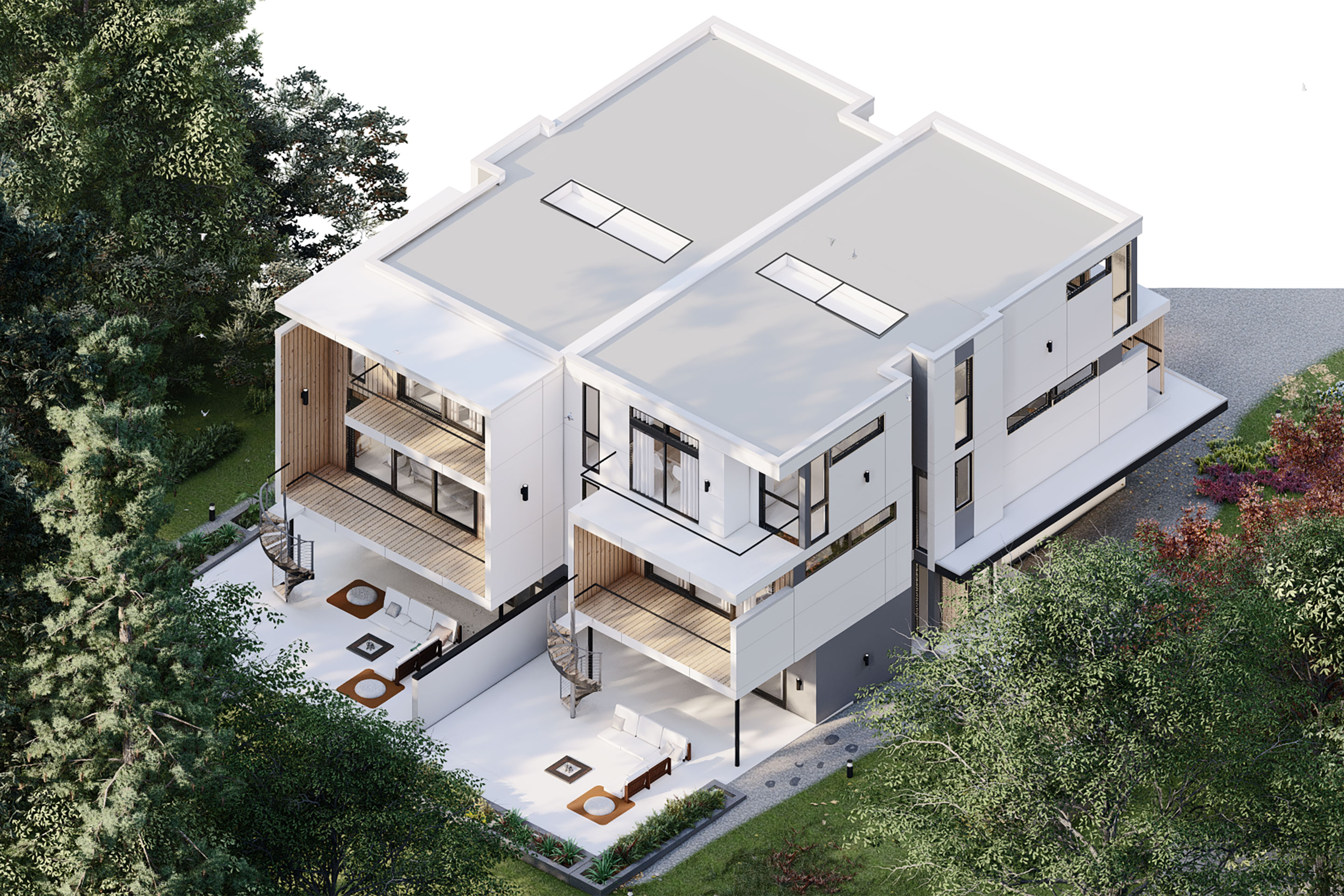 Courtyard Duplex — view 3, Bellevue, Washington