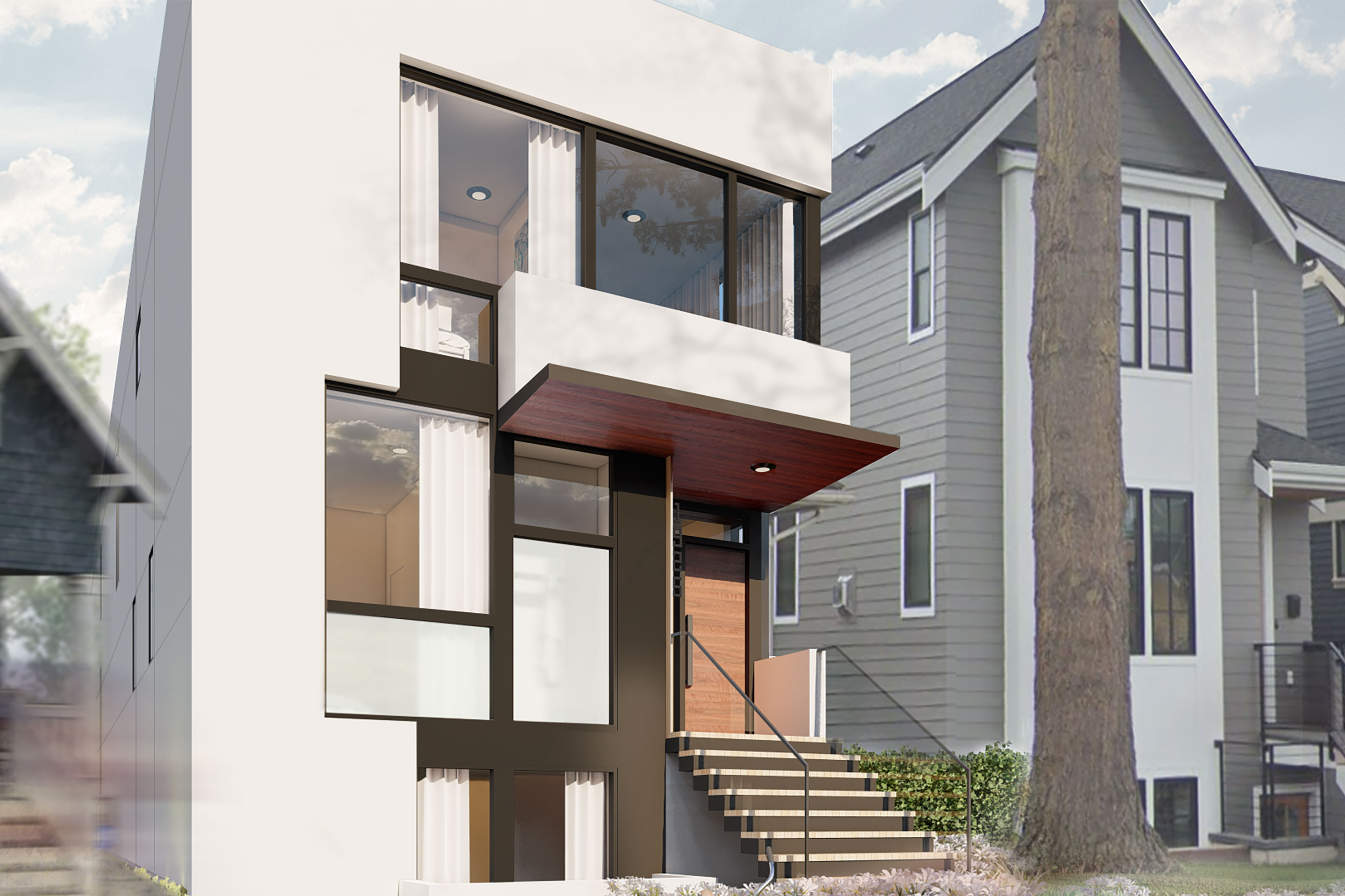 Queen Anne House — view 1, Seattle, Washington