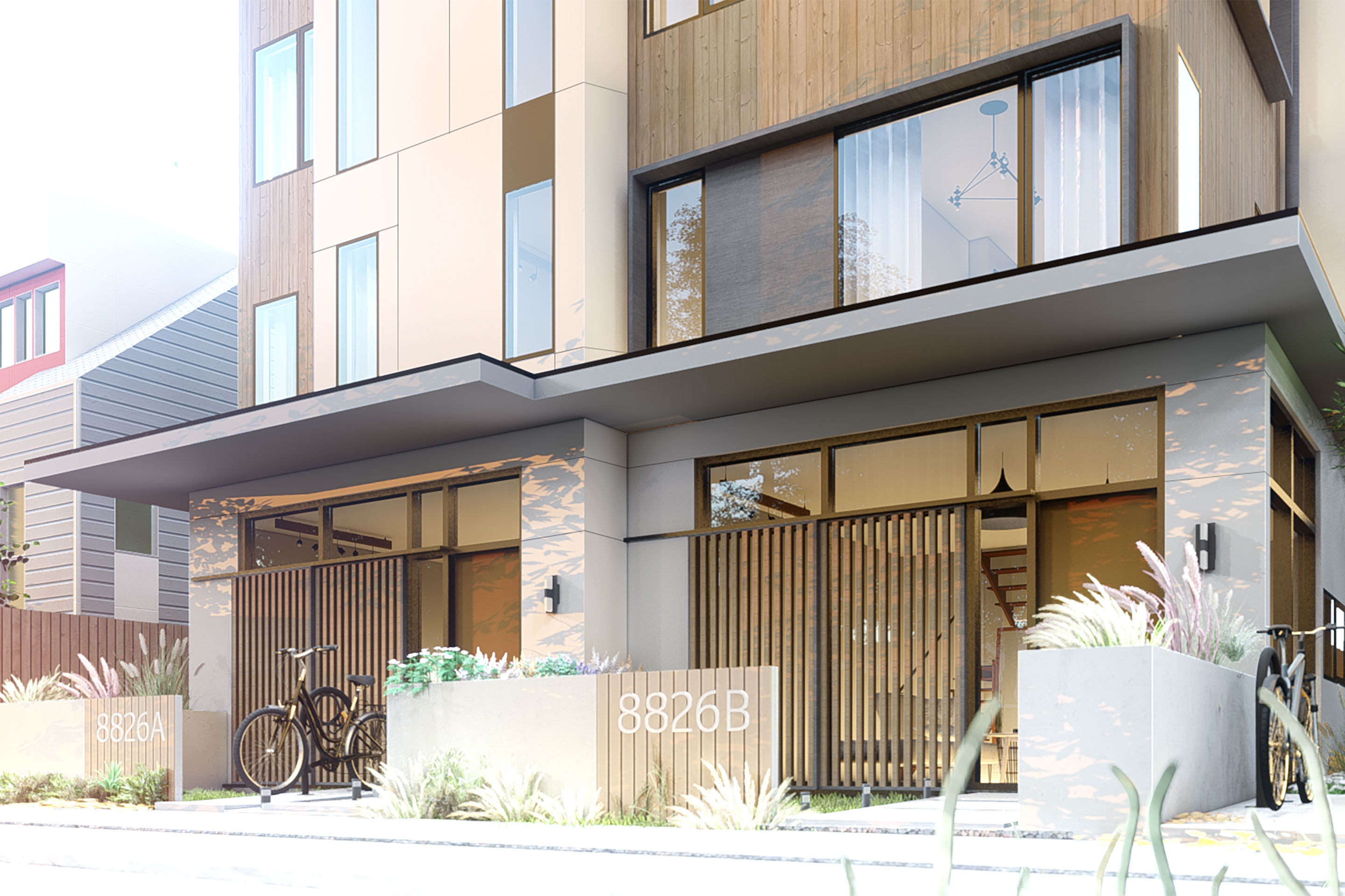Midvale Townhouse — view 2, Seattle, Washington