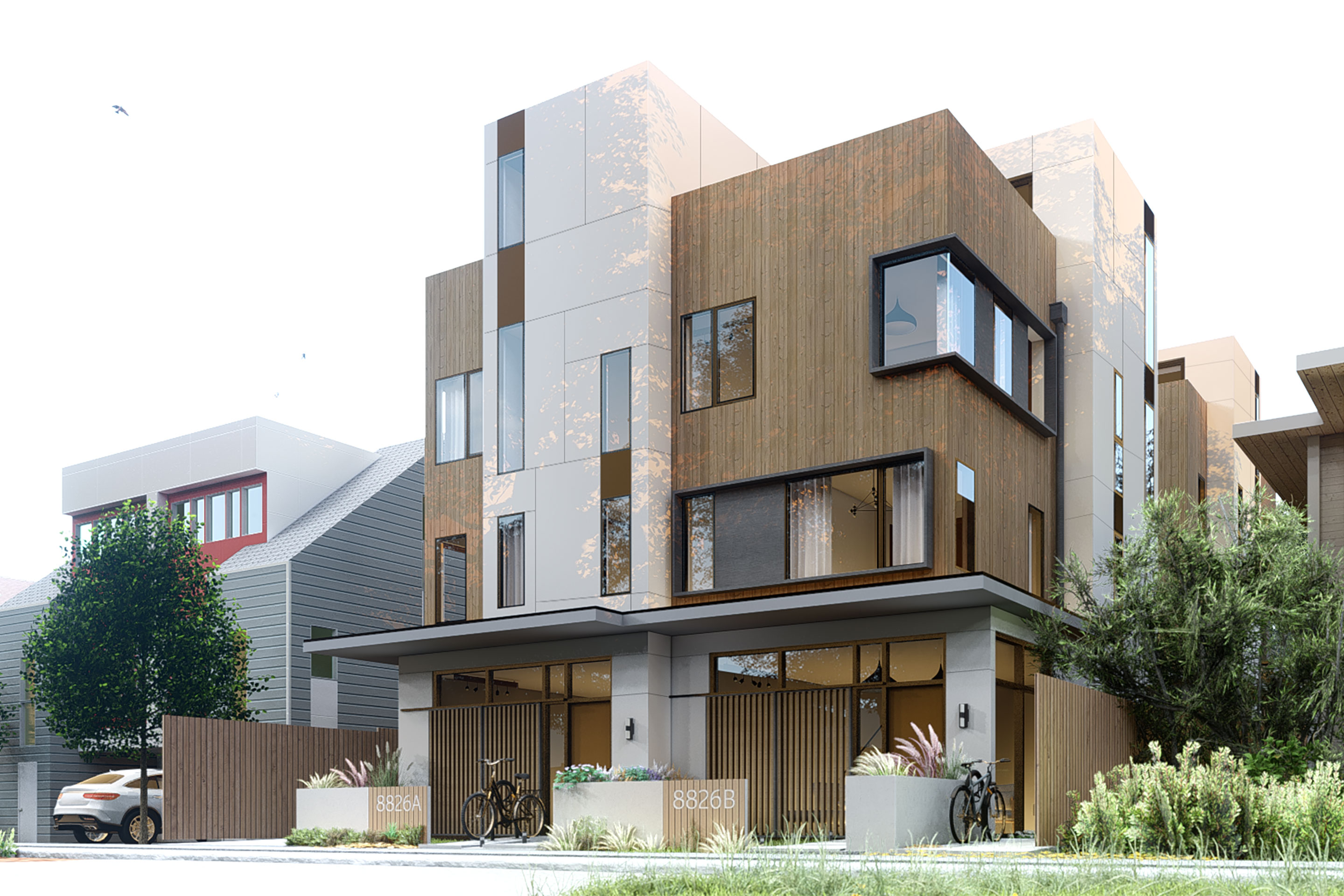 Midvale Townhouse — modern townhouse, Seattle, Washington